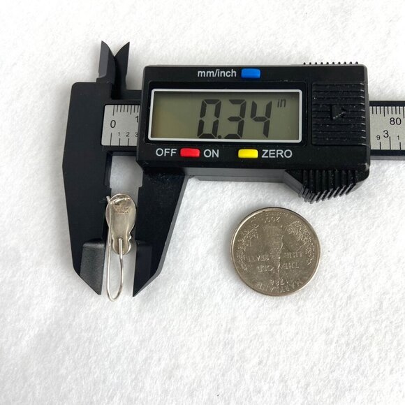 Sterling Silver 925 Dainty Black Onyx White Freshwater Pearl Dangle Earrings - Picture 13 of 16